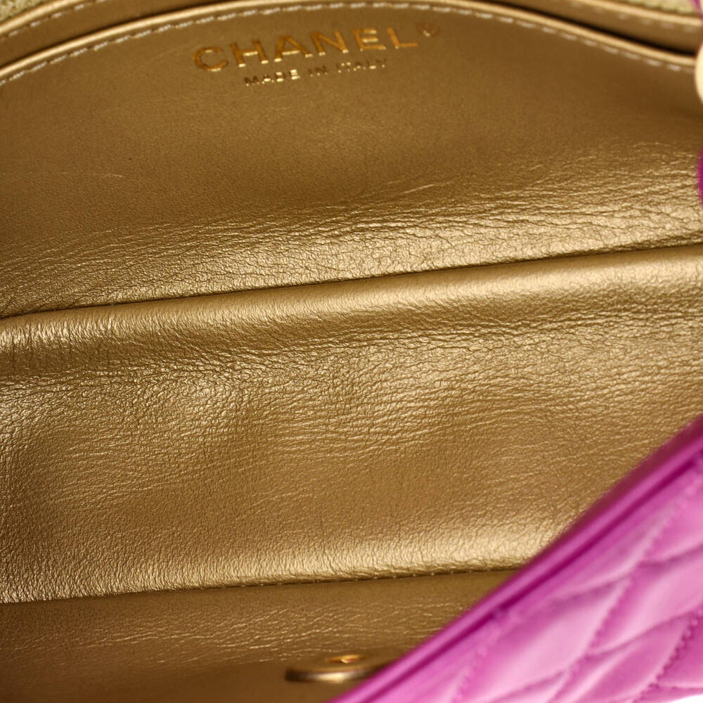 Chanel Mini Pearl Crush Flap Bag Quilted Lambskin - Picture 6 of 6